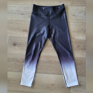 Zyia black ombre metallic light n tights